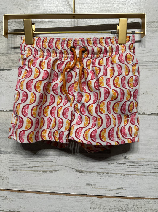 Scene & Heard Citrus Swim Trunks Shorter Length - Boys Size 4/5 - Very Good Used Condition