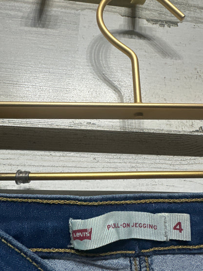Cherry XS 4/5 Cat & Jack Top / Levi’s Size 4 Pull On Jeggings VGUC