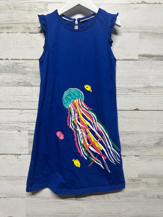 Girls Size 8 Jellyfish Applique Dress - Very Good Used Condition