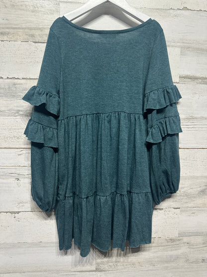 Size 6 MiaJoy by JoyFolie Ruffled Tunic - Very Good Used Condition