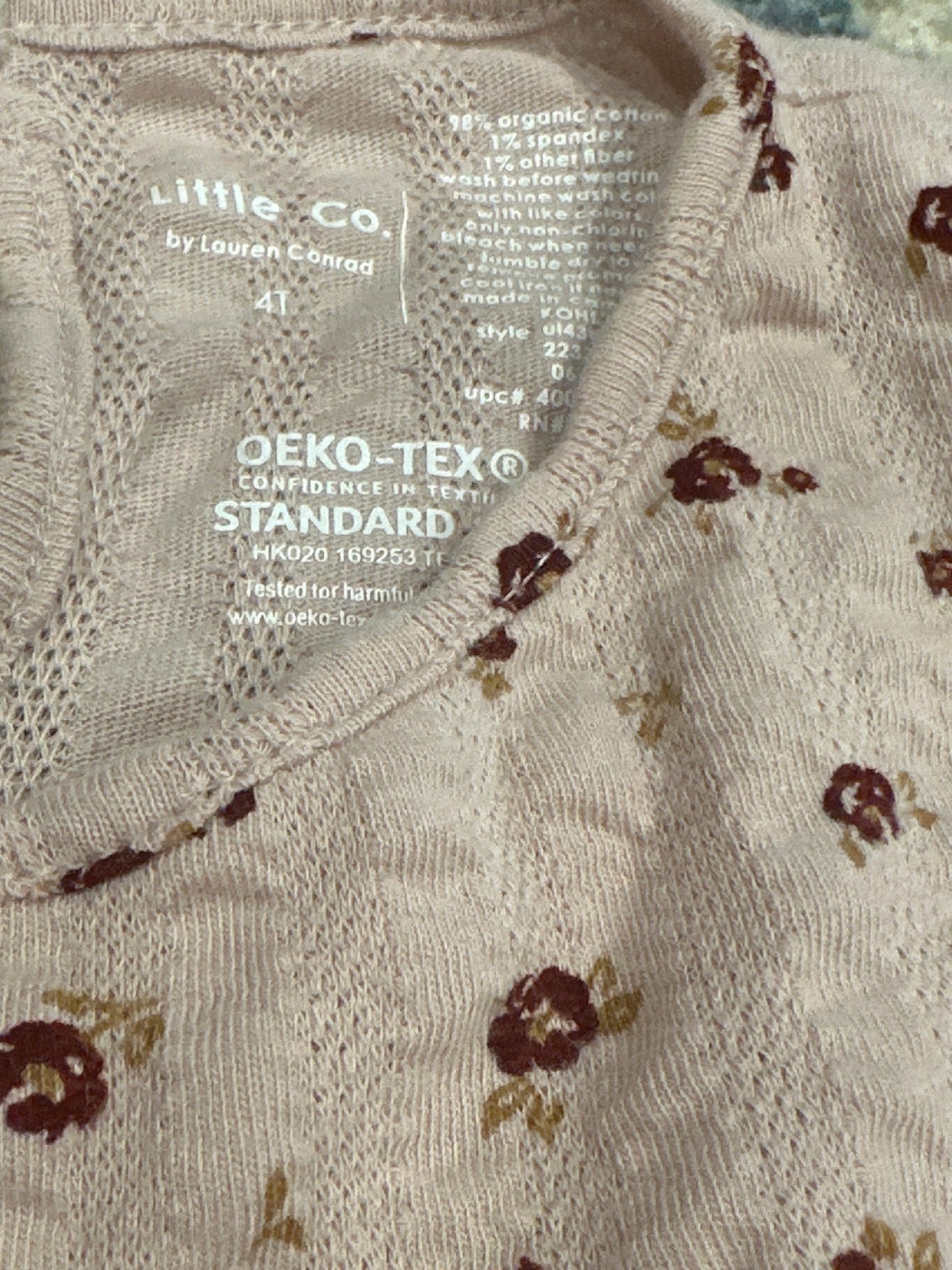 Little Co Floral Dress Girls 4T VGUC