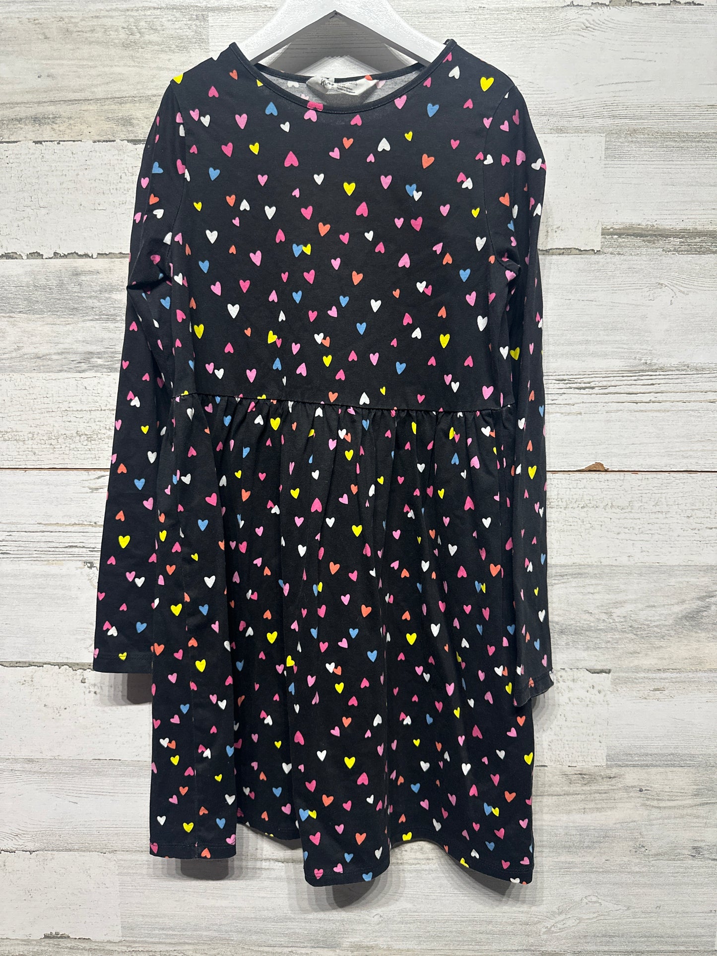 H&M Long Sleeve Heart Dress - Girls Size 8-10 - Very Good Used Condition