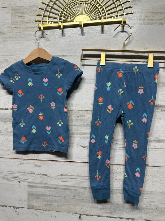 Old Navy Cotton Pajamas Girls 2t - Good Used Condition
