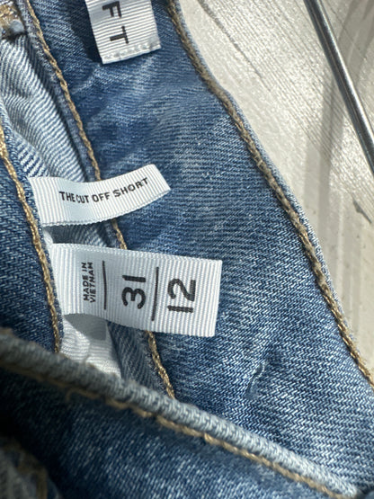 Women's Size 12 (31) LOFT "The Cut Off Short" - Denim Shorts - Very Good Used Condition