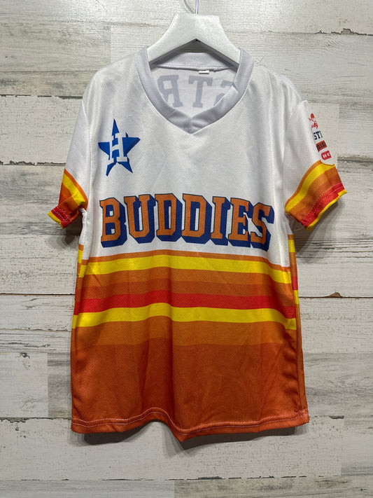 Boys Size Medium Astros HEB Buddies Shirt - Good Used Condition