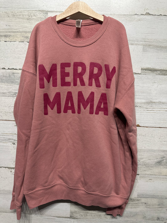 Merry Mama Sweatshirt - Bella Canvas - Women's Size Medium - Good Used Condition