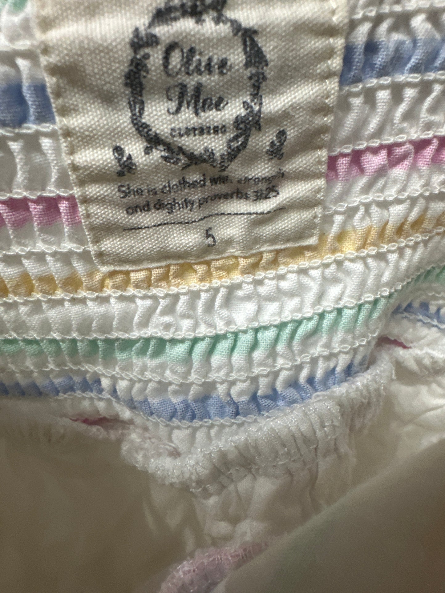 Size 5 Olive Mae Striped Tunic Top - Play Condition*