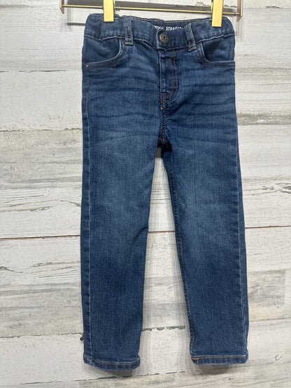 Size 4t Osh Kosh Adjustable Waist Straight Jeans - Very Good Used Condition