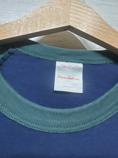 Size 4 (100cm) Hanna Andersson Shirt - Good Used Condition