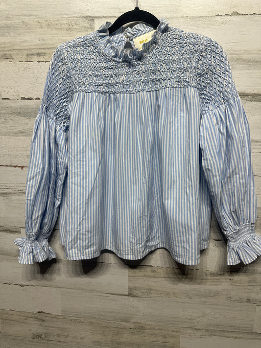 Women's Size 2 Maeve by Anthropologie Smocked Shirt - Very Good Used Condition