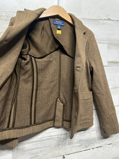 Girls Size 6 Polo Ralph Lauren Herringbone Cotton-Blend Blazer - Very Good Used Condition