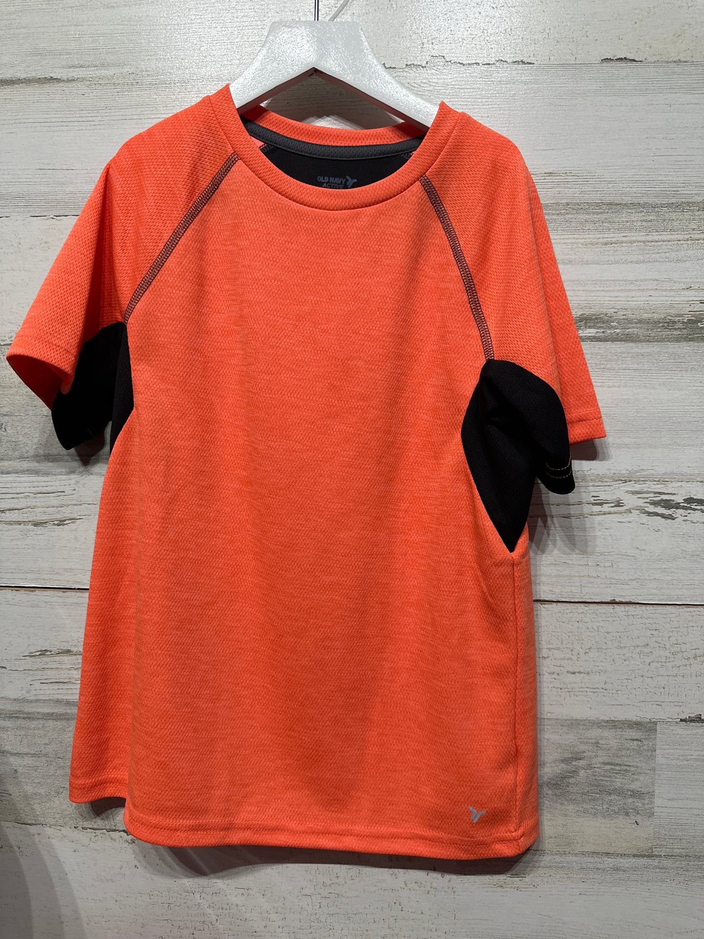 Boys Size Medium (8) Old Navy Active Orange Drifit Shirt - Good Used Condition