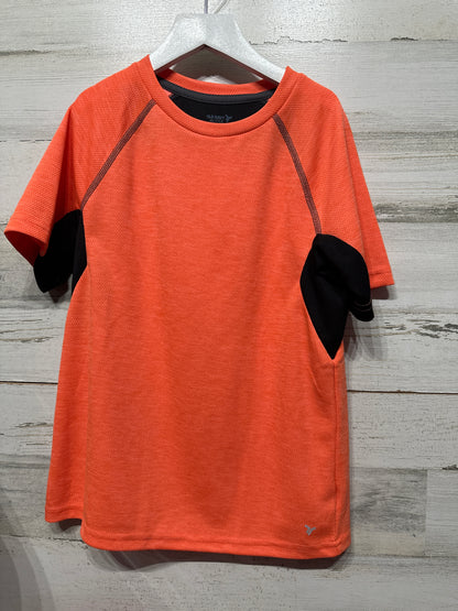 Boys Size Medium (8) Old Navy Active Orange Drifit Shirt - Good Used Condition