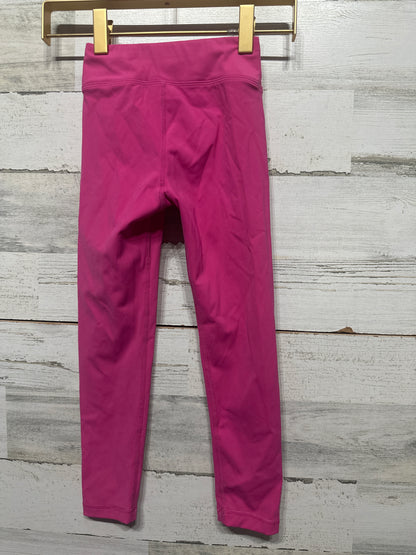 Girls Preowned Size 4 GB Girls Pink Active Leggings - Very Good Used Condition