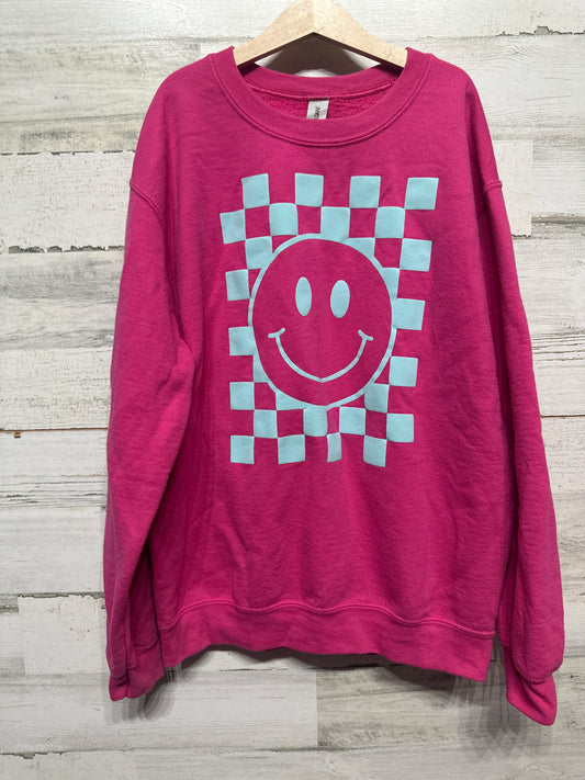 Smiley Face Sweatshirt - Women's Size Small - Good Used Condition