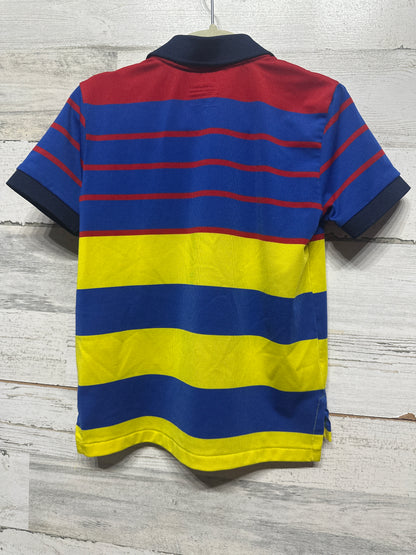 Boys Size 3 / 3t Polo Ralph Lauren Performance Striped Polo Shirt - Very Good Used Condition