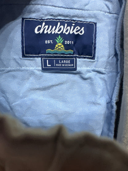 Chubbies Men’s Large Regular Fit Khaki Shorts 4” Inseam VGUC