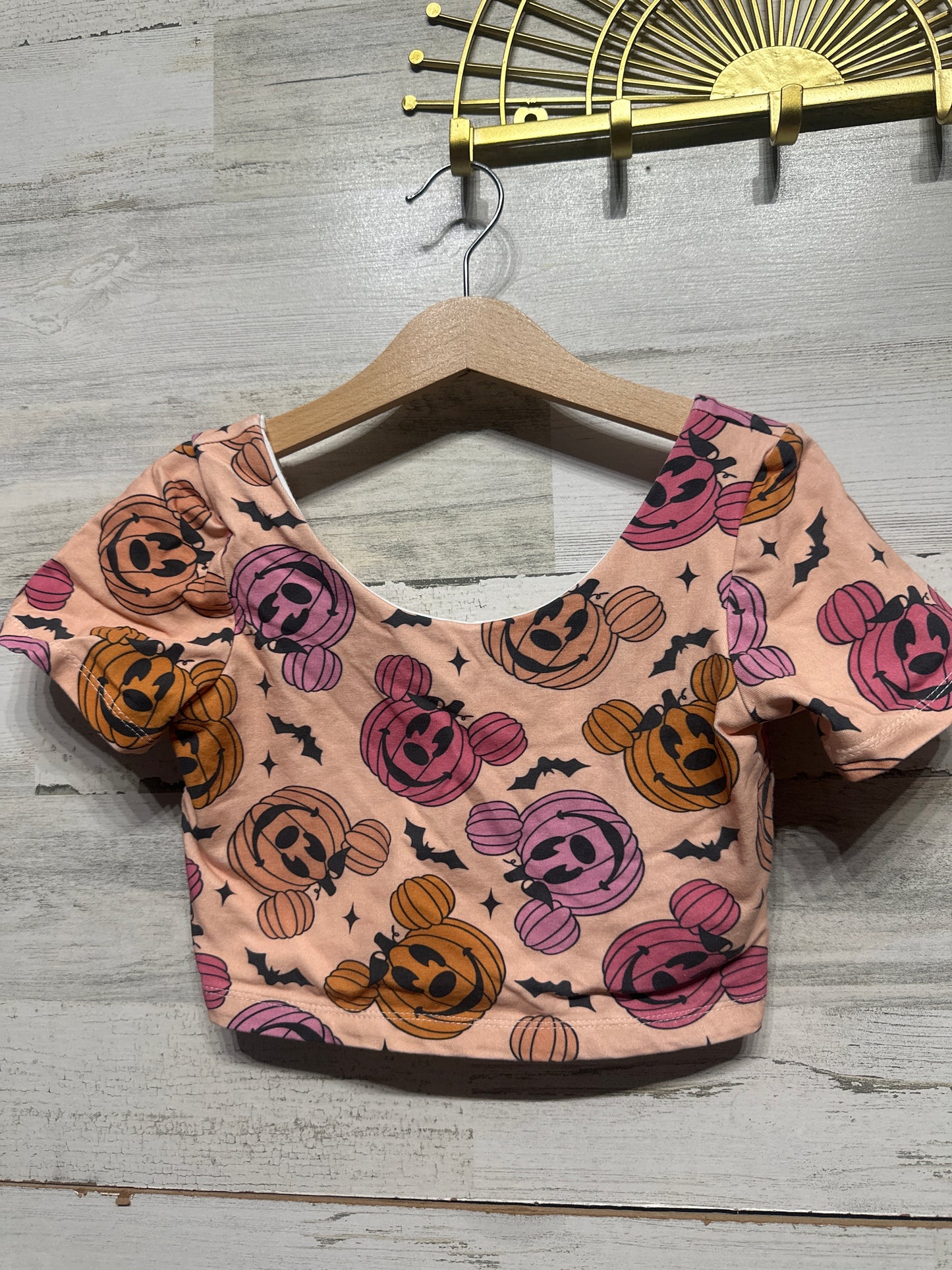 Happy Harlow - Handmade Disney Mickey Halloween Outfit Set - Girls Size 8 - Very Good Used Condition