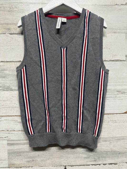 Boys Size 7 Janie and Jack Striped Sweater Vest - Very Good Used Condition