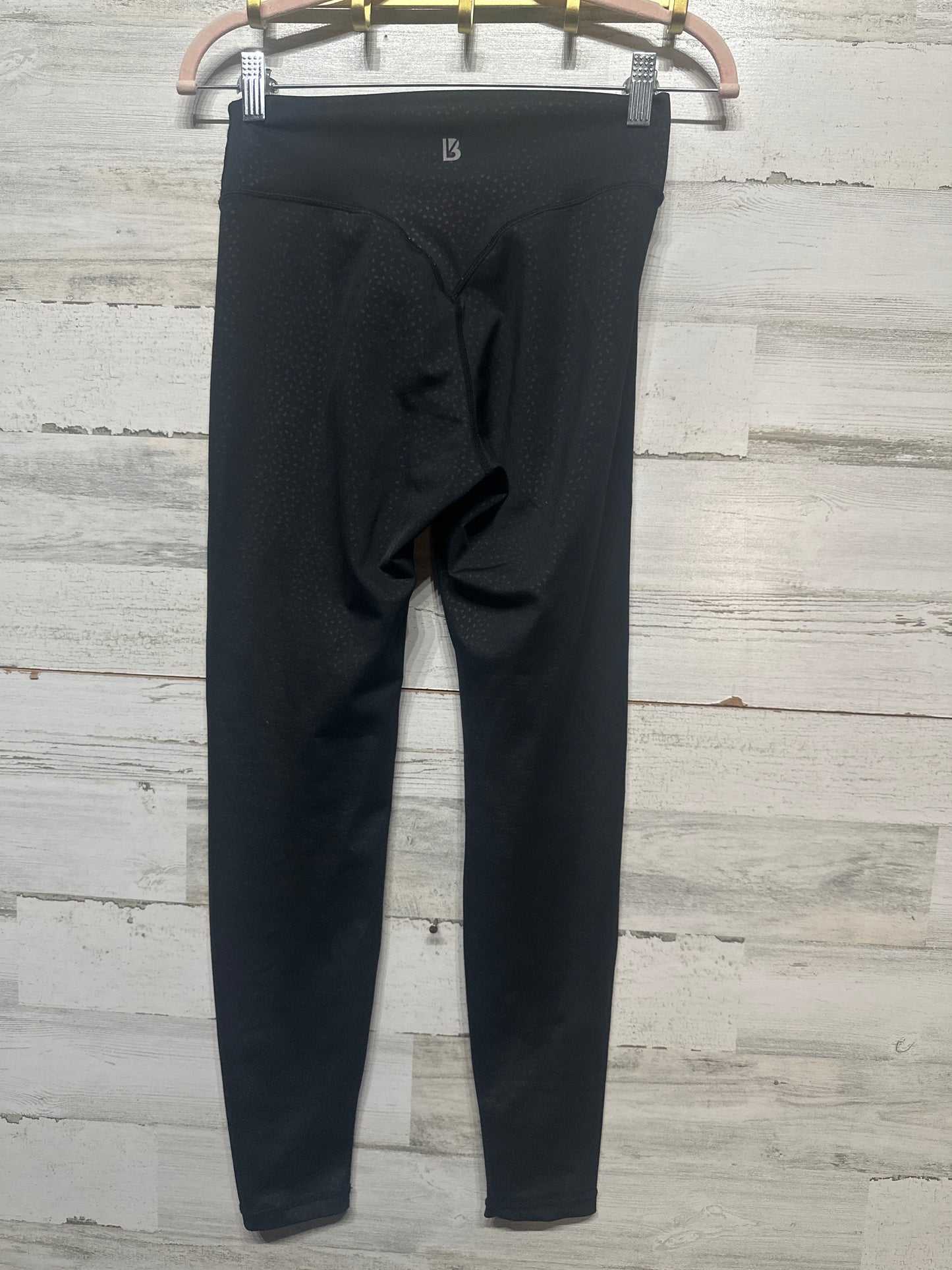 Women's Size Medium Buff Bunny Collection Black Dotted Leggings - Very Good Used Condition