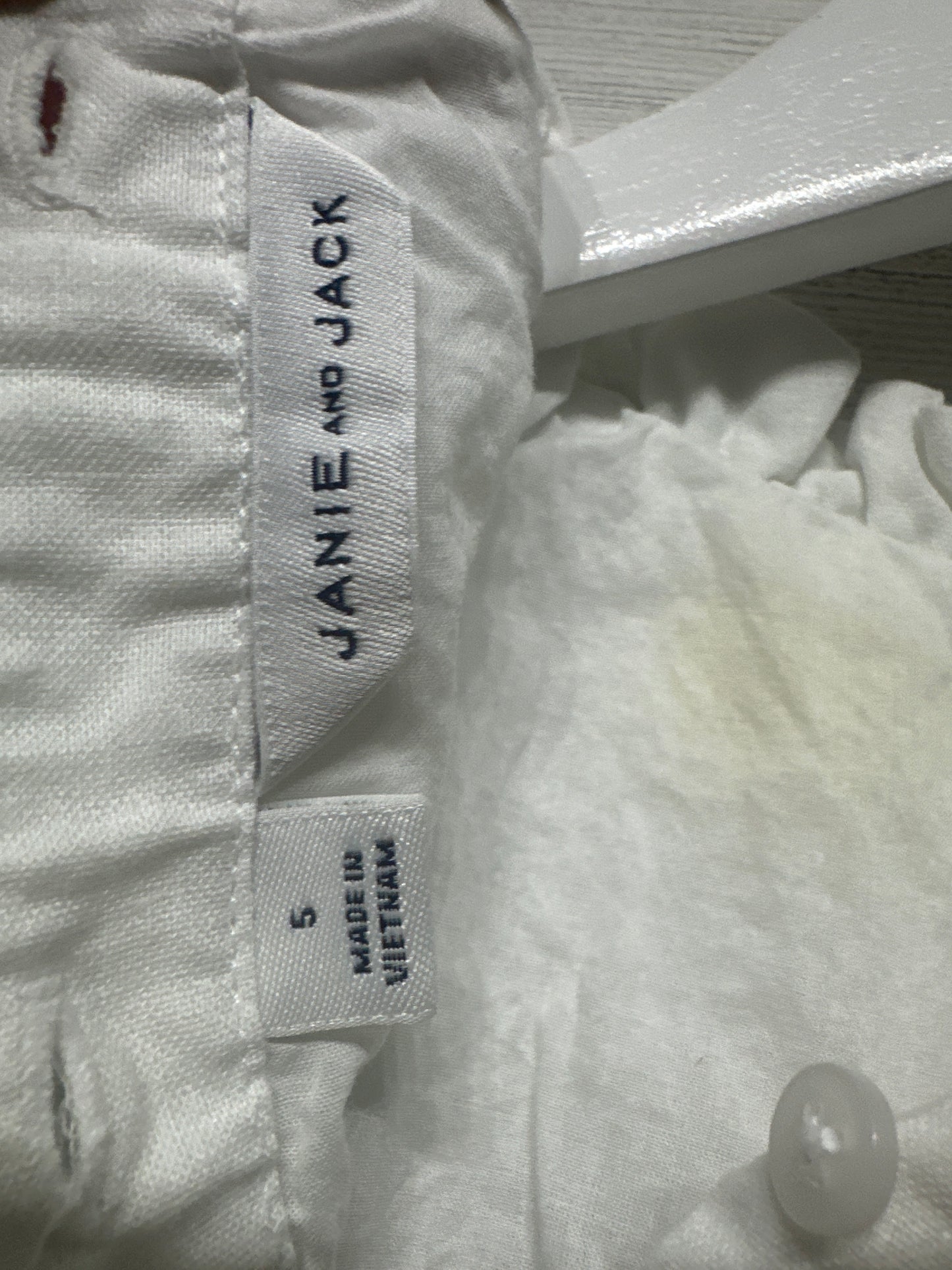 Size 5 Janie and Jack Embroidered Pineapple Dress - Very Good Used Condition