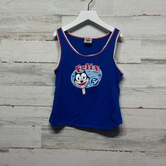 Girls Size Youth Large Felix The Cat Tank Top - Good Used Condition