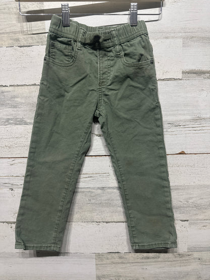 Boys Preowned Size 4 Years Gap Olive Pants - Very Good Used Condition