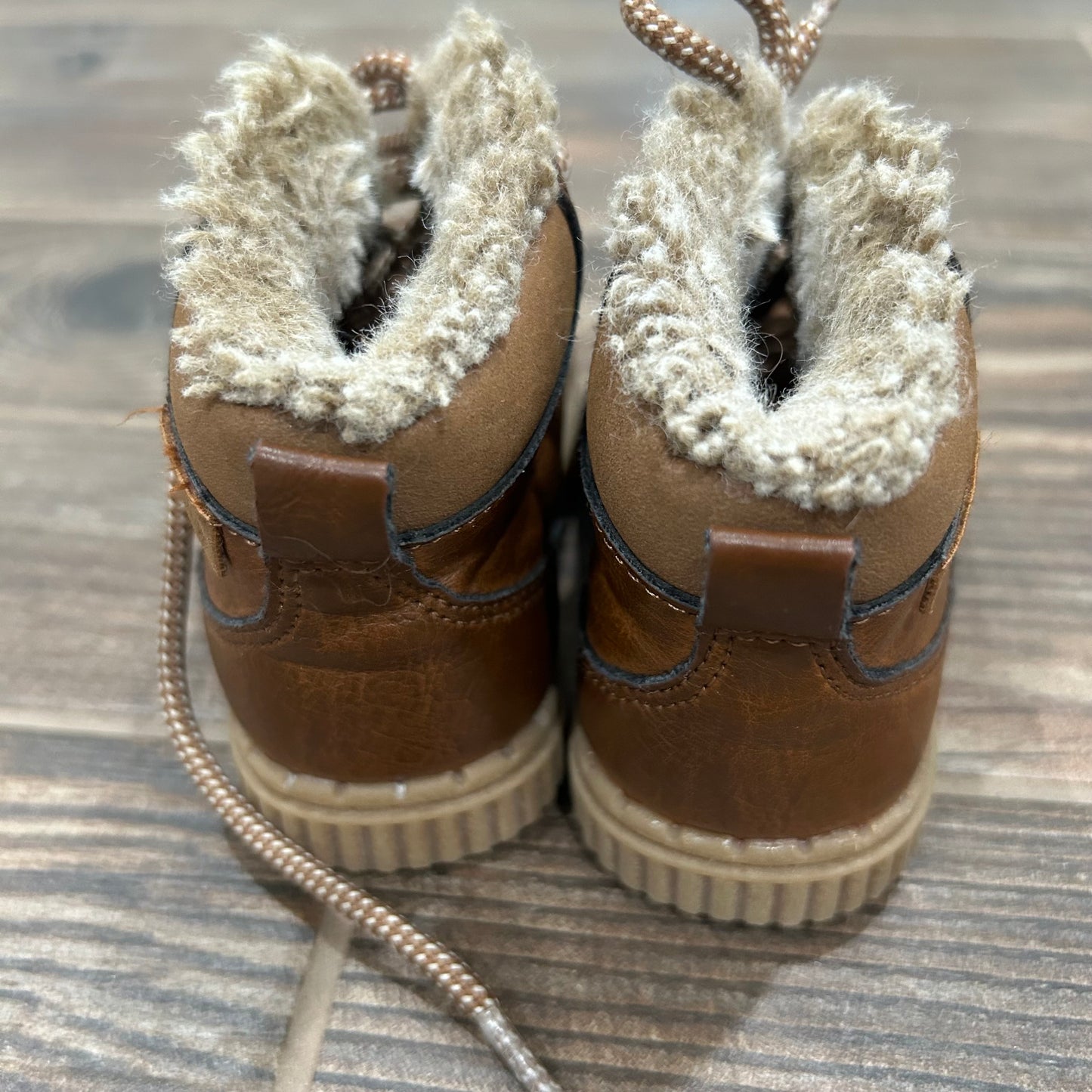 Size 6 (Toddler) Osh Kosh Brown Boots - Good Used Condition