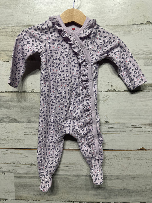 Mini Hop Ruffle Footed Romper Girls 9m VGUC