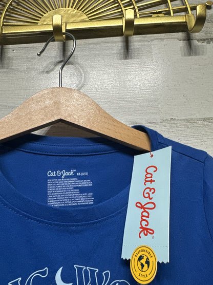 Cat & Jack Long Sleeve Shirt Boys XS 4-5 NWT