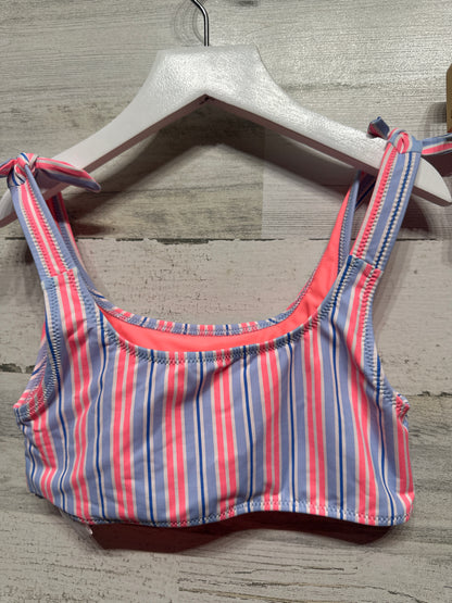 Girls Size Small (7/8) Vineyard Vines Two Piece Striped Swimsuit - Very Good Used Condition
