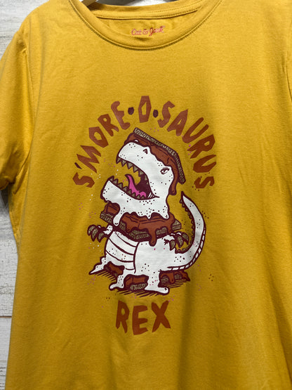 Size 10-12 Large Smore-O-Saurus Rex Outfit Set (2 Pieces) - Good Used Condition