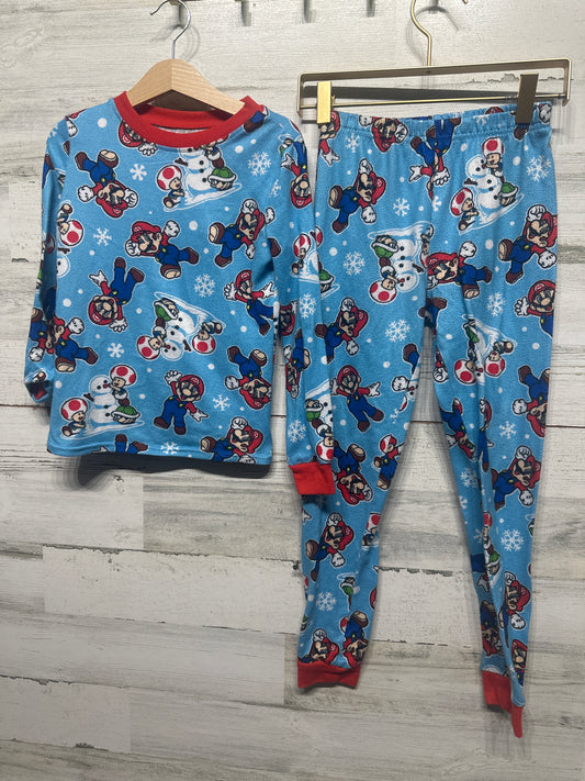 Boys Fits Like Size 6 Mario Pajama Set - Good Used Condition*