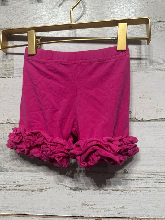 Girls Size 12m Serendipity Pink Ruffle Shorts - Good Used Condition