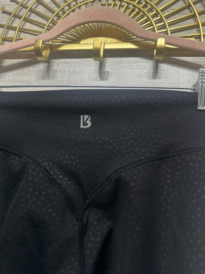 Women's Size Medium Buff Bunny Collection Black Dotted Leggings - Very Good Used Condition