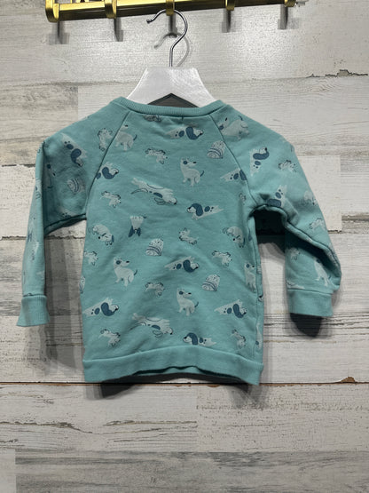 Boys Size 24m Rabbit + Bear Dog Sweatshirt - Good Used Condition*