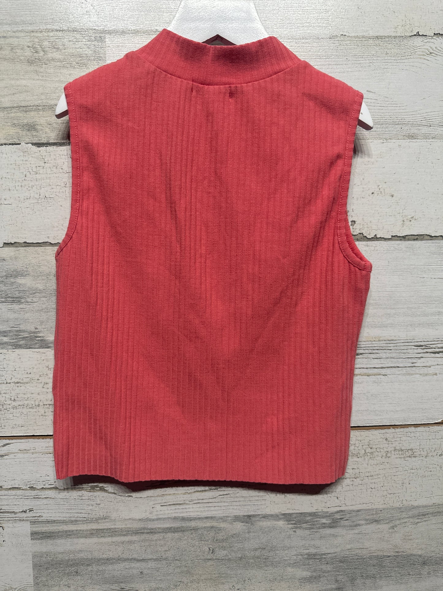 GB Girls Ribbed Coral Top - Girls Size Medium- Very Good Used Condition