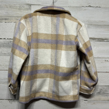 Girls Size XL 12pm Plaid Soft Jacket - Very Good Used Condition