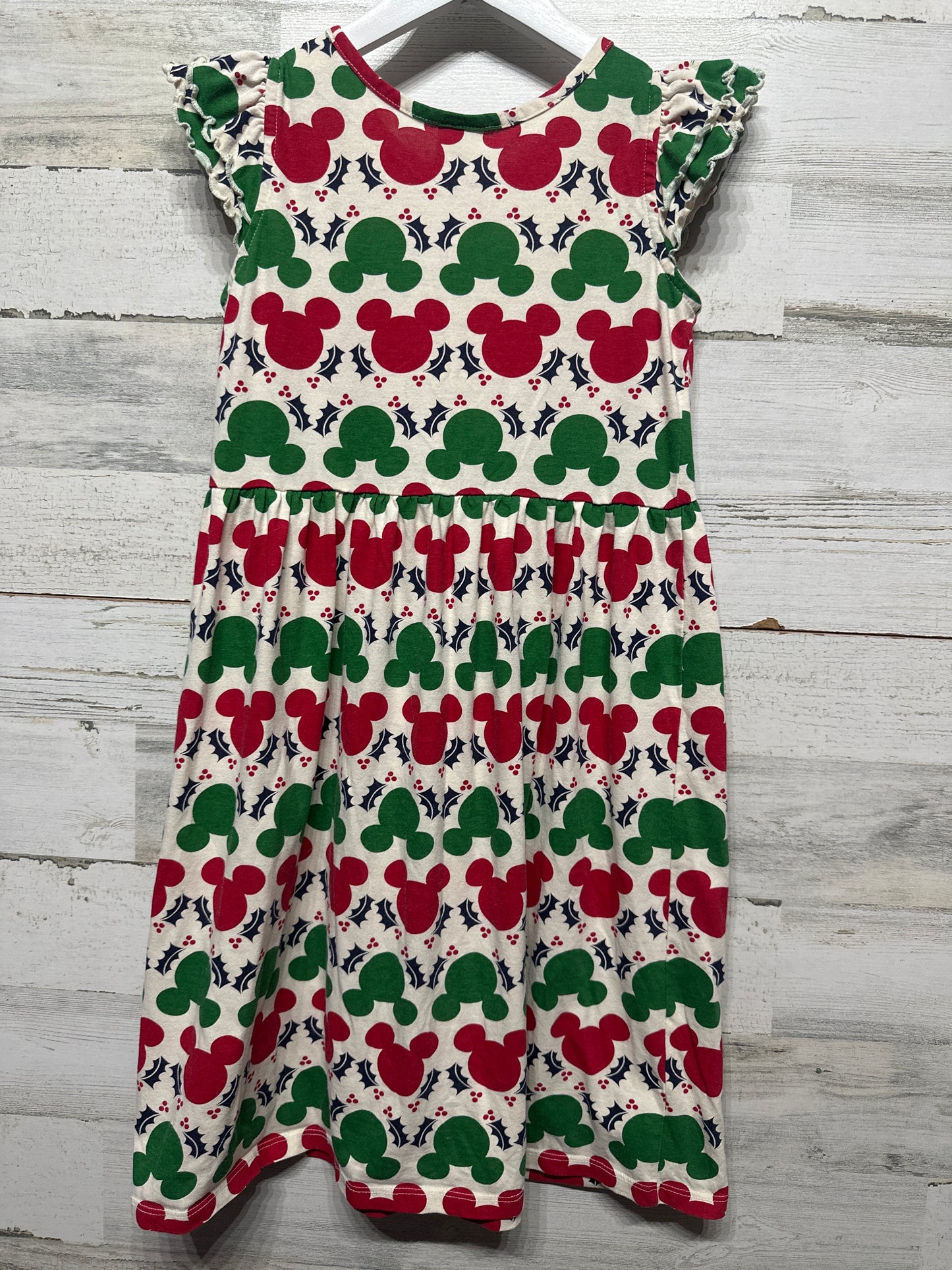 Hanna Andersson Disney Size 8 (130cm) Mickey Holiday Nightgown VGUC