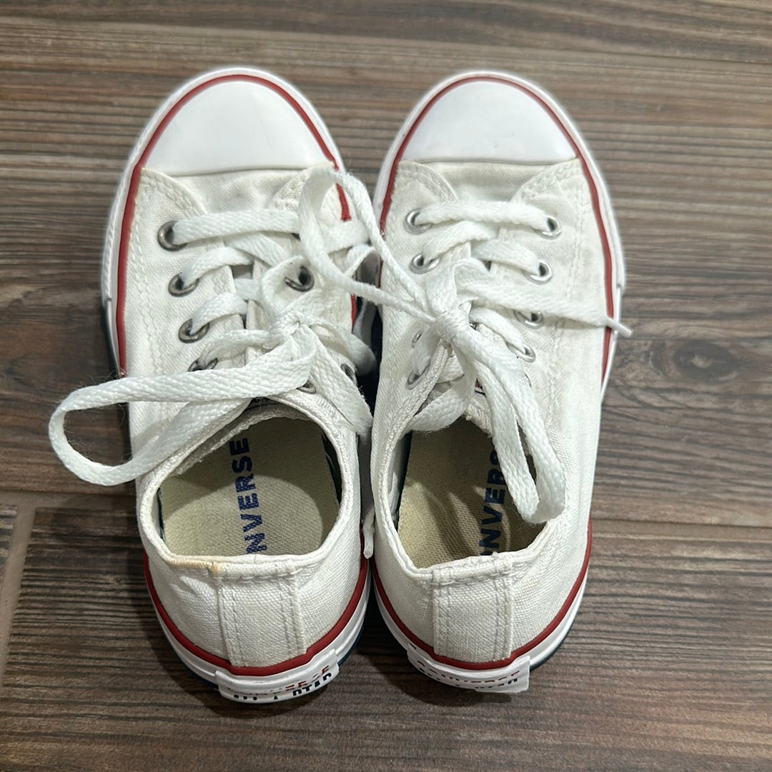 Size 12 (Little Kid) Converse White Shoes - Play Condition