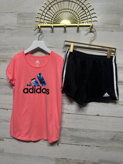 Size 10/12 Medium Adidas Outfit Set (2 pieces) - Very Good Used Condition