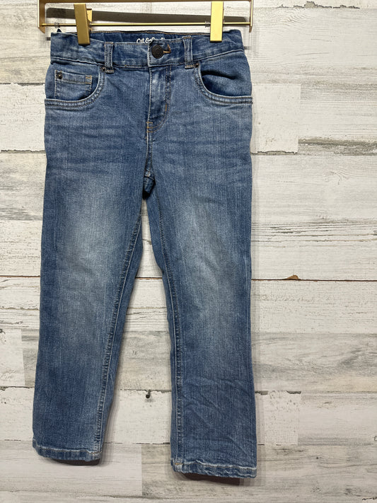 Boys Size 5t Straight Cat and Jack Adjustable Waist Jeans - Very Good Used Condition