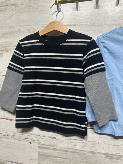 Boys Preowned Size 3t Long Sleeve Shirt Lot (3 pieces) - Good Used Condition