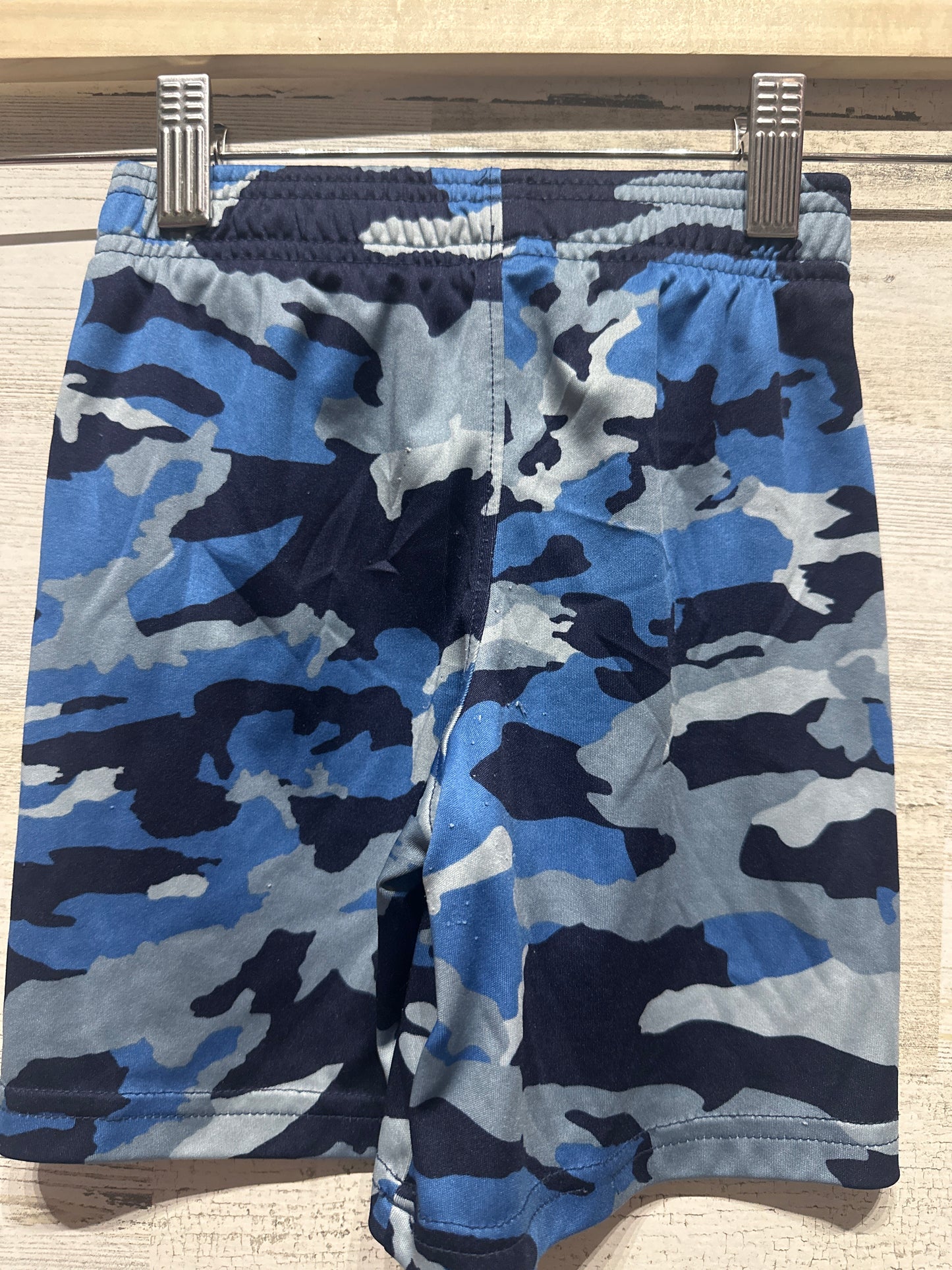 Boys Size 4 Under Armour Blue Camo Athletic Shorts - Play Condition**