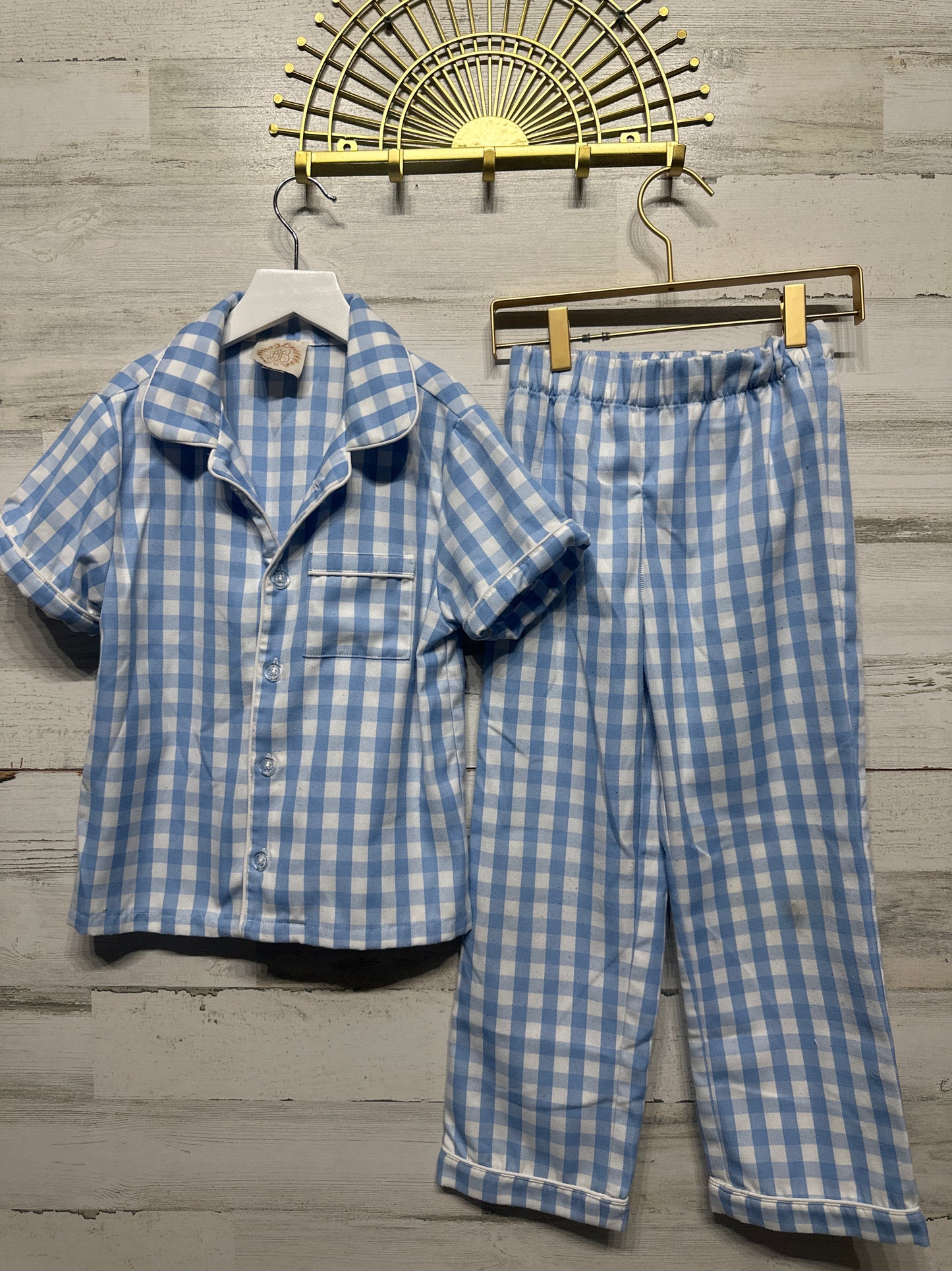 Boys Size 8 The Beaufort Bonnet Company TBBC Pajama Set - Play Condition*