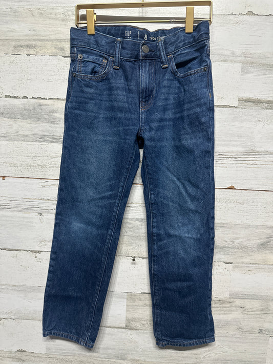Boys Size 8 Gap 90s Original Straight Adjustable Waist Jeans - Very Good Used Condition