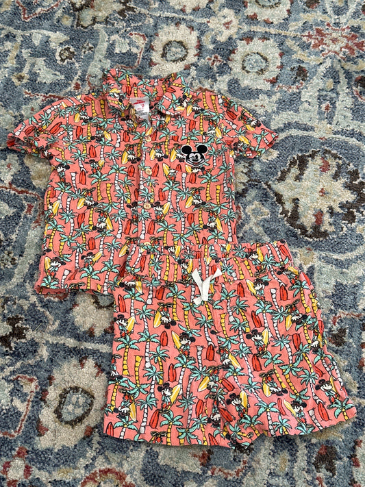 Mickey Disney Junior Vacation Outfit Set Boys 3T VGUC