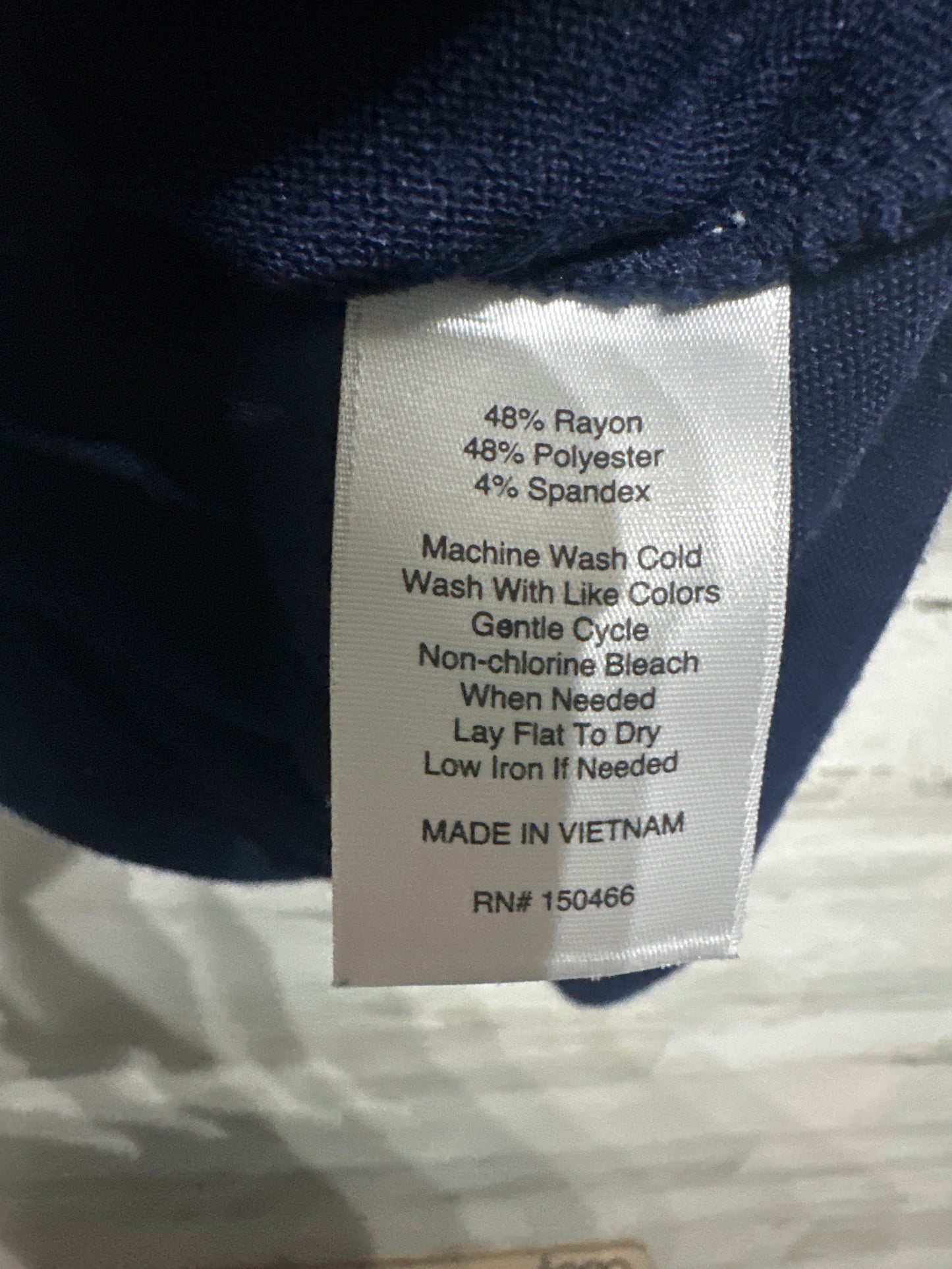 Women’s Medium 41 Hawthorn Sleeveless Soft Navy Blue Shirt - Very Good Used Condition