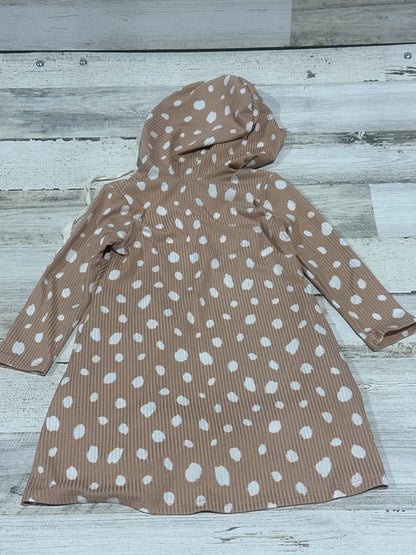 Perfect Peach Hooded Dress - Girls Size 4t - Very Good Used Condition