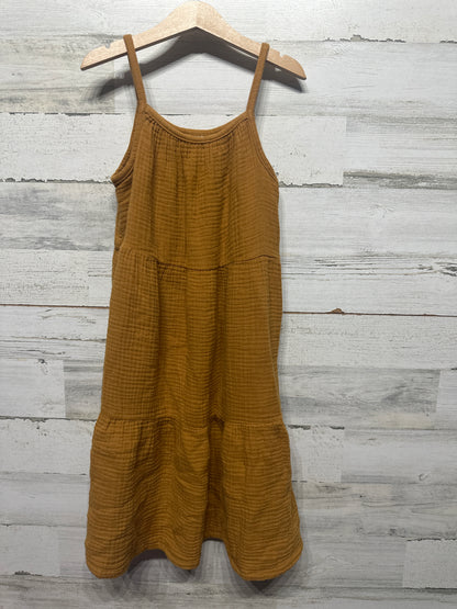 Little Co Girls Size 7 Organic Cotton Dress VGUC